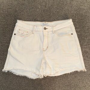 Judy Blue Women's White Jean Shorts